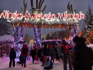 Z wizytą w wiosce Świętego Mikołaja w Bałtowie