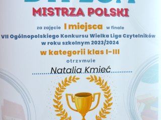 Sukces w "Wielkiej Lidze Czytelników" 