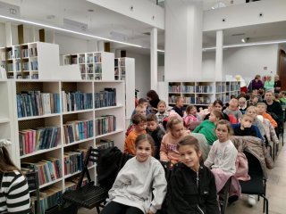 Wizyta w Miejskiej Bibliotece Publicznej w Tarnogrodzie 