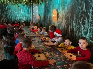 Wycieczka klas pierwszych do Pracowni Świętego Mikołaja