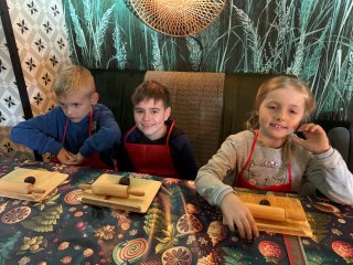 Wycieczka klas pierwszych do Pracowni Świętego Mikołaja