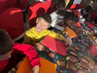 Wycieczka klas pierwszych do Pracowni Świętego Mikołaja