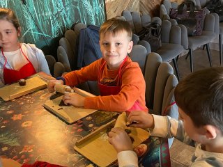 Wycieczka klas pierwszych do Pracowni Świętego Mikołaja