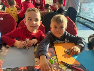 Wycieczka klas pierwszych do Pracowni Świętego Mikołaja