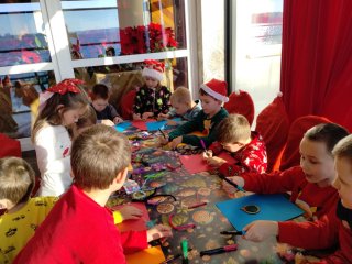 Wycieczka klas pierwszych do Pracowni Świętego Mikołaja