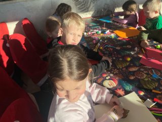 Wycieczka klas pierwszych do Pracowni Świętego Mikołaja