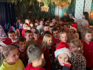 Wycieczka klas pierwszych do Pracowni Świętego Mikołaja