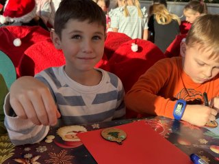 Wycieczka klas pierwszych do Pracowni Świętego Mikołaja