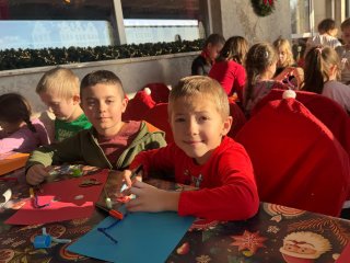 Wycieczka klas pierwszych do Pracowni Świętego Mikołaja