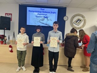 Uczniowie naszej szkoły triumfują w międzyszkolnym konkursie języka angielskiego „Dictionary Master”