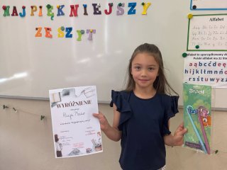 Rozstrzygnięcie konkursu „Najpiękniejszy zeszyt” wśród uczniów klas pierwszych 