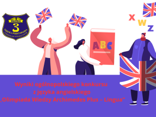Wyniki ogólnopolskiego konkursu z języka angielskiego  ,,Olimpiada Wiedzy Archimedes Plus – Lingua&#34;