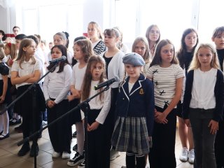 Wspólne odśpiewanie Hymnu Narodowego 