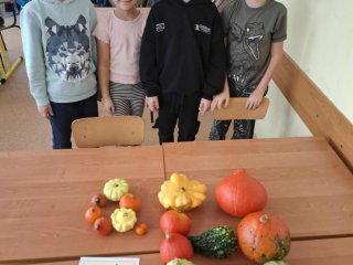 „LITERKI W AKCJI” – JESIENNE ZADANIE KLASY 1a