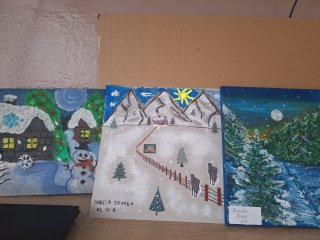 Pejzaż zimowy – konkurs plastyczny