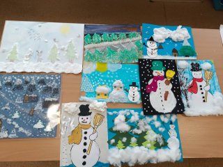 Pejzaż zimowy – konkurs plastyczny