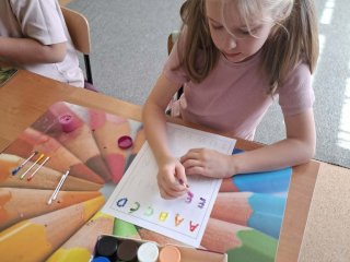 Twórcze pożegnanie z projektem „Literki w akcji”